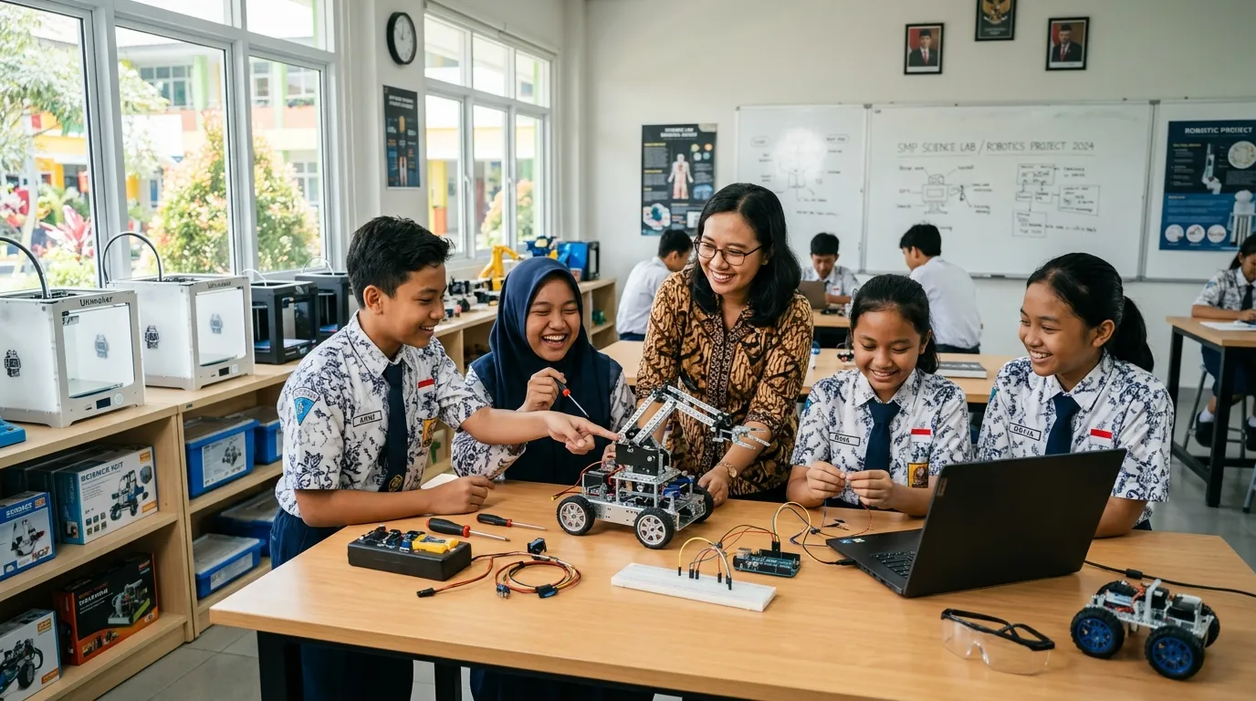 Project Robotik Siswa Kelas 8